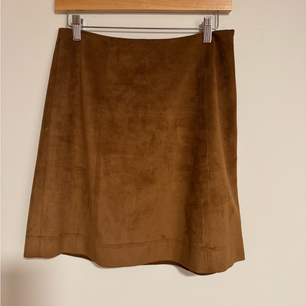 Babaton Rich Brown Mini Skirt